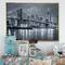 Designart - Panorama New York City at Night - Cityscape Framed Canvas Print